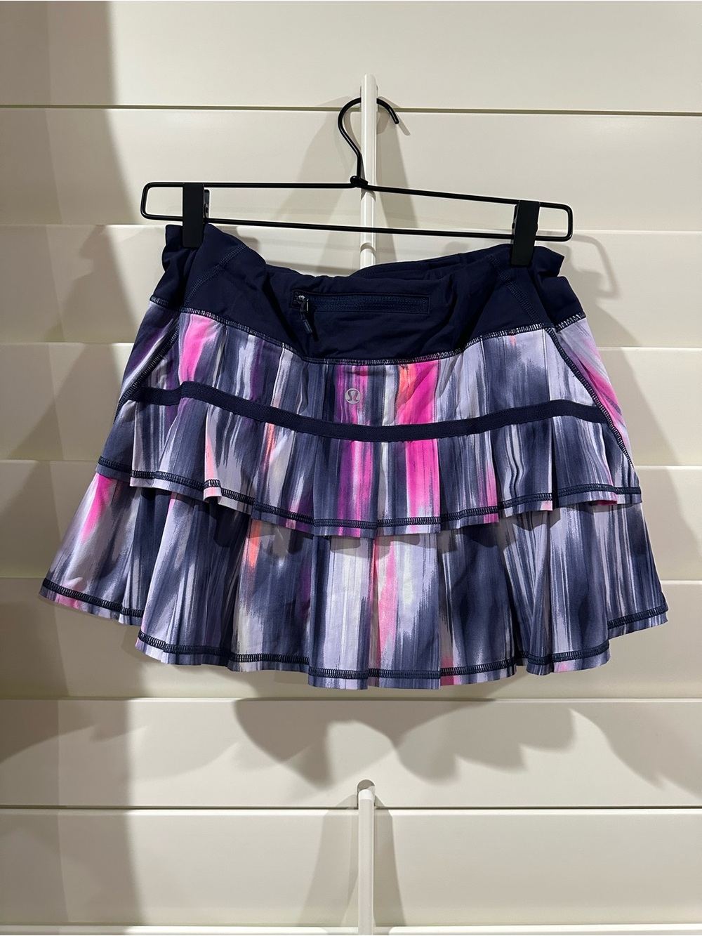 lululemon athletica Pace Setter Skirt 4” in shade Mirage Deep Indigo